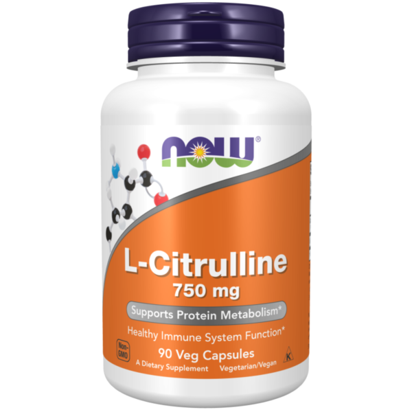 Now Citrulline 750mg Vacps 90's